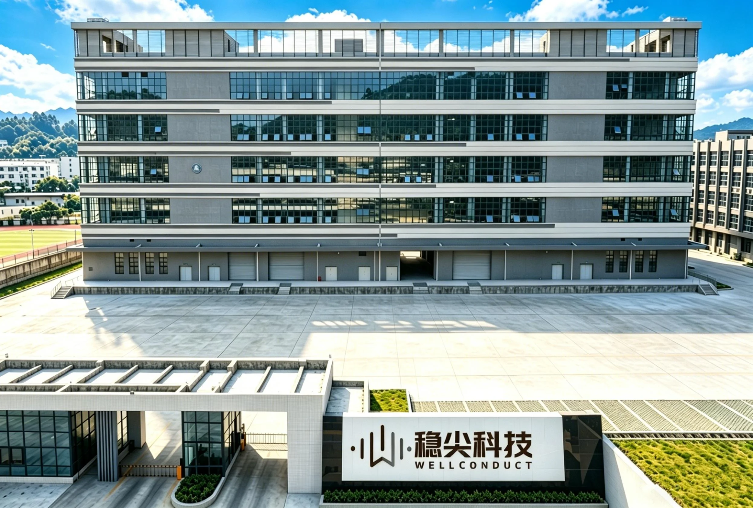 稳尖精密现代化厂区